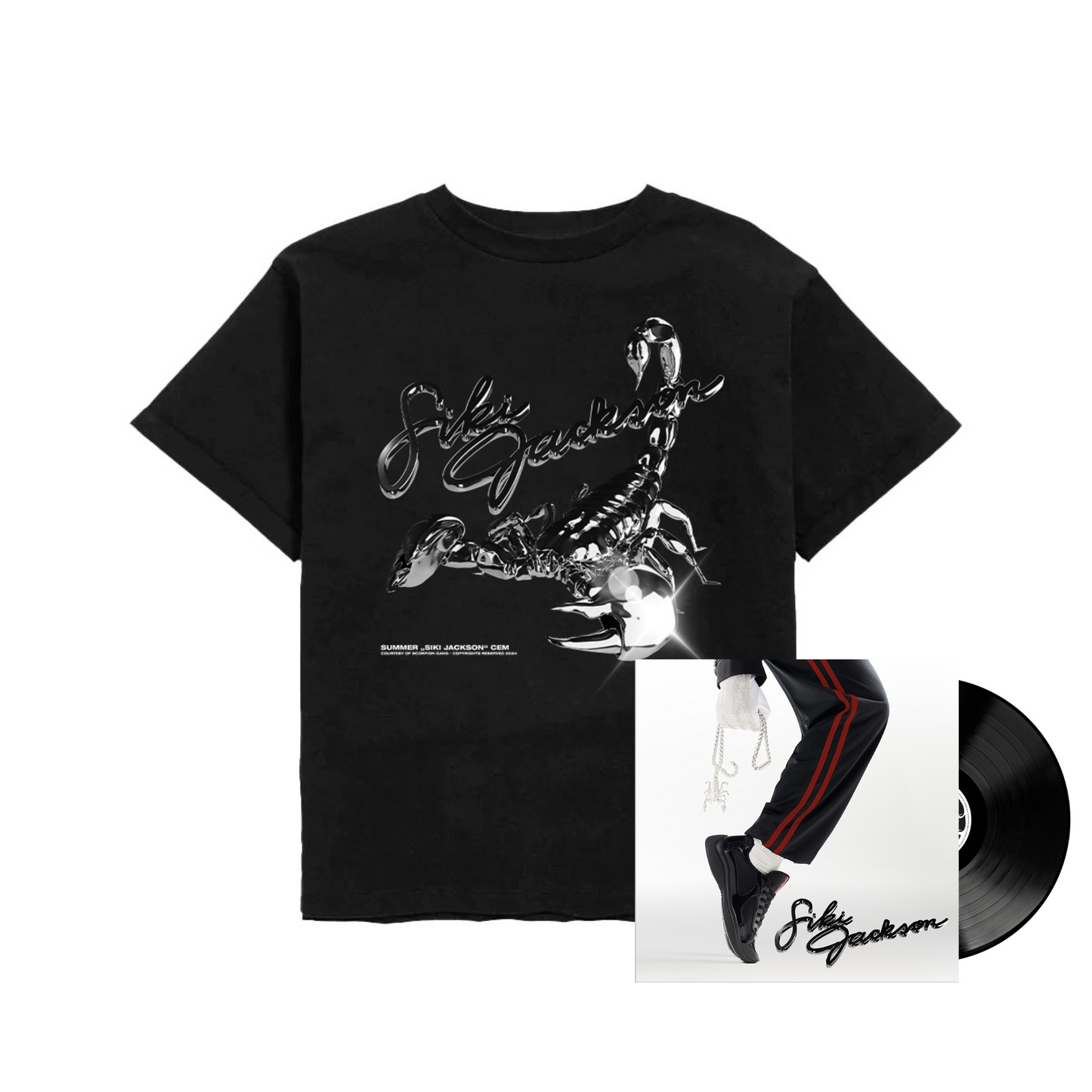 SIKI JACKSON - T-Shirt & Vinyl Bundle